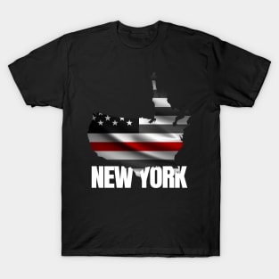 'New York City USA Flag NY' New York City Gift T-Shirt